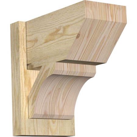 Ekena Millwork Legacy Slat Rough Sawn Outlooker, Douglas Fir, 8"W x 14"D x 14"H OUT08X14X14LEC06RDF